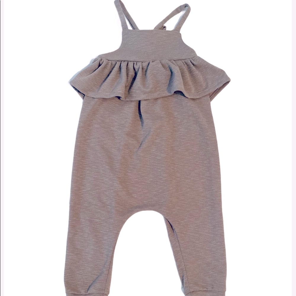 Figge Knit Ruffle Jumpsuit